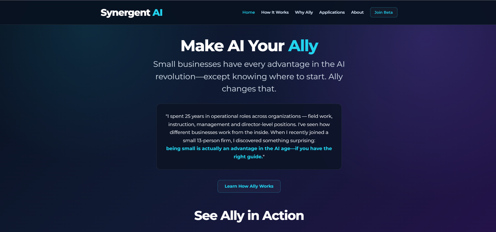 Synergent AI — AI Workflow Automation for Small Businesses